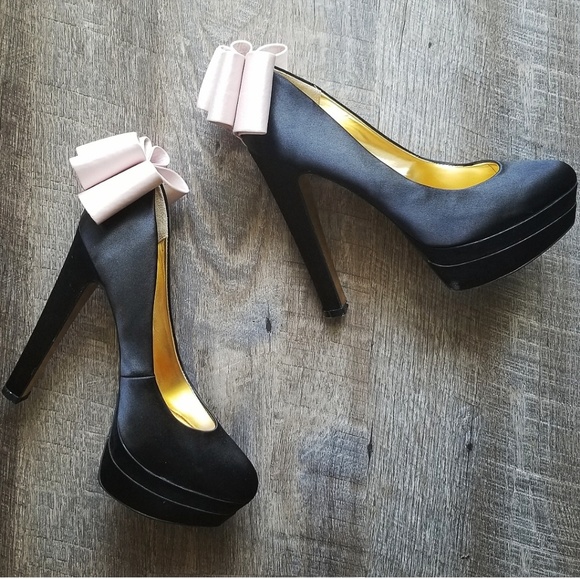 🌟HP🌟TED BAKER OAKER ORIGAMI BOW HEELS - Picture 6 of 8